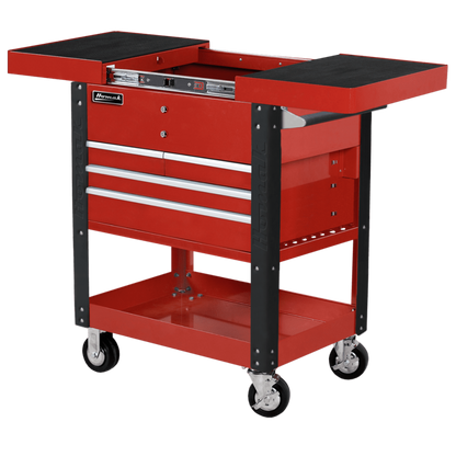 Homak  35" Pro Series 4 Drawer Slide Top Service Cart - BK06043500