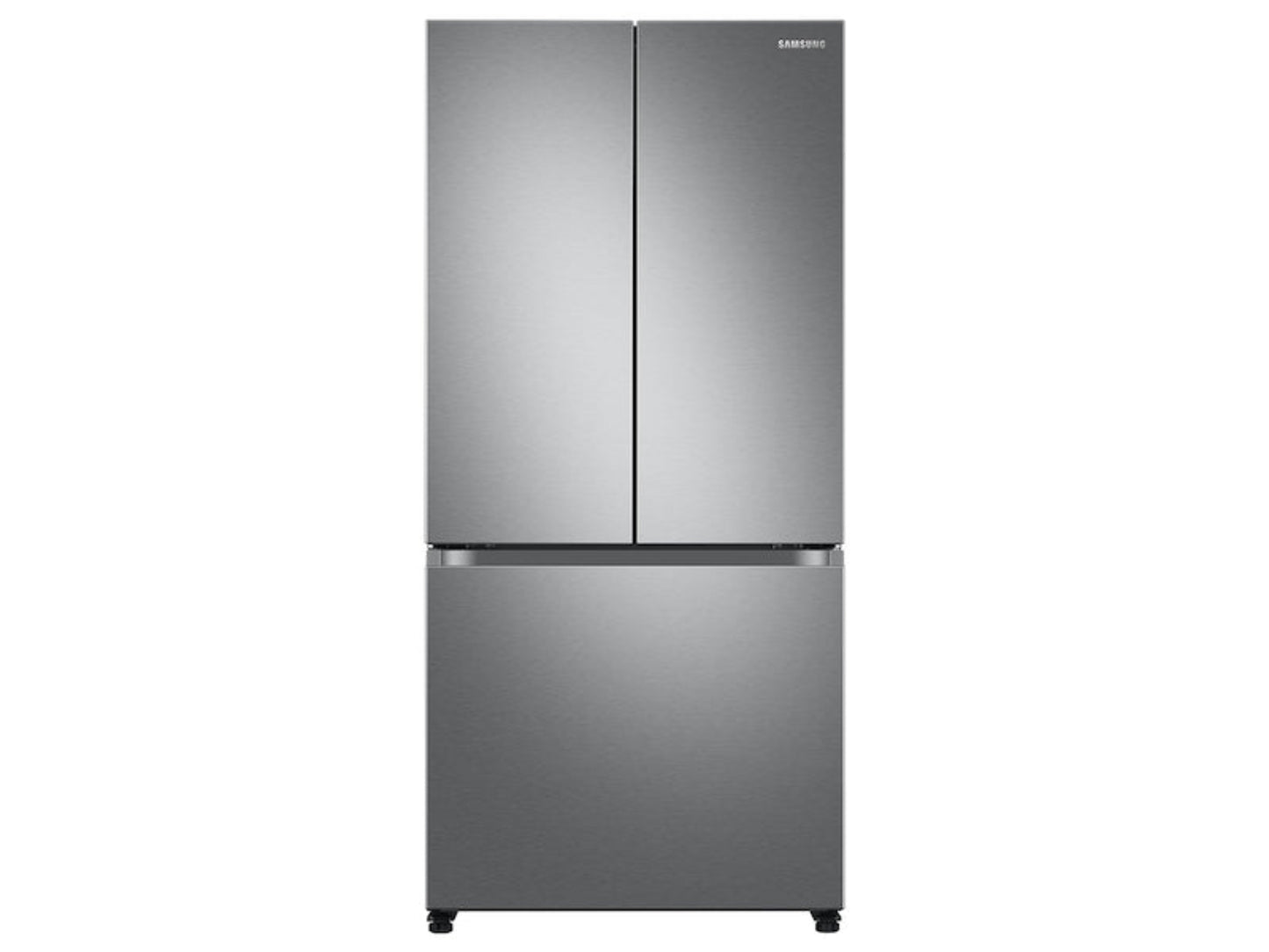 SAMSUNG 32" 17.5 cu. ft. Counter Depth 3-Door French Door Smart Refrigerator in Stainless Steel with Ice Maker - RF18A5101SRAA