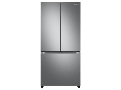 SAMSUNG 32" 17.5 cu. ft. Counter Depth 3-Door French Door Smart Refrigerator in Stainless Steel with Ice Maker - RF18A5101SRAA