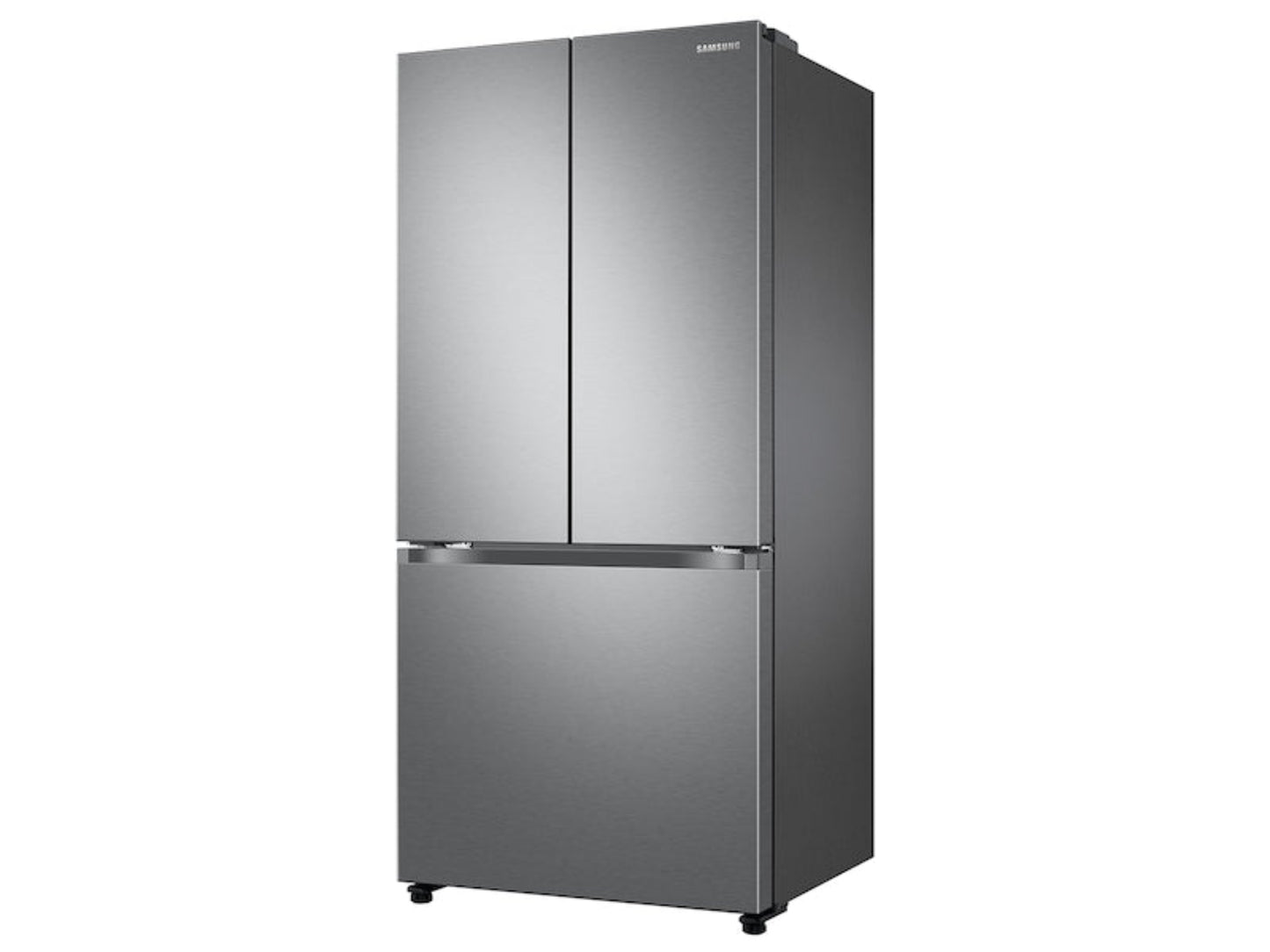 SAMSUNG 32" 17.5 cu. ft. Counter Depth 3-Door French Door Smart Refrigerator in Stainless Steel with Ice Maker - RF18A5101SRAA