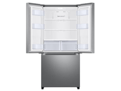SAMSUNG 32" 17.5 cu. ft. Counter Depth 3-Door French Door Smart Refrigerator in Stainless Steel with Ice Maker - RF18A5101SRAA