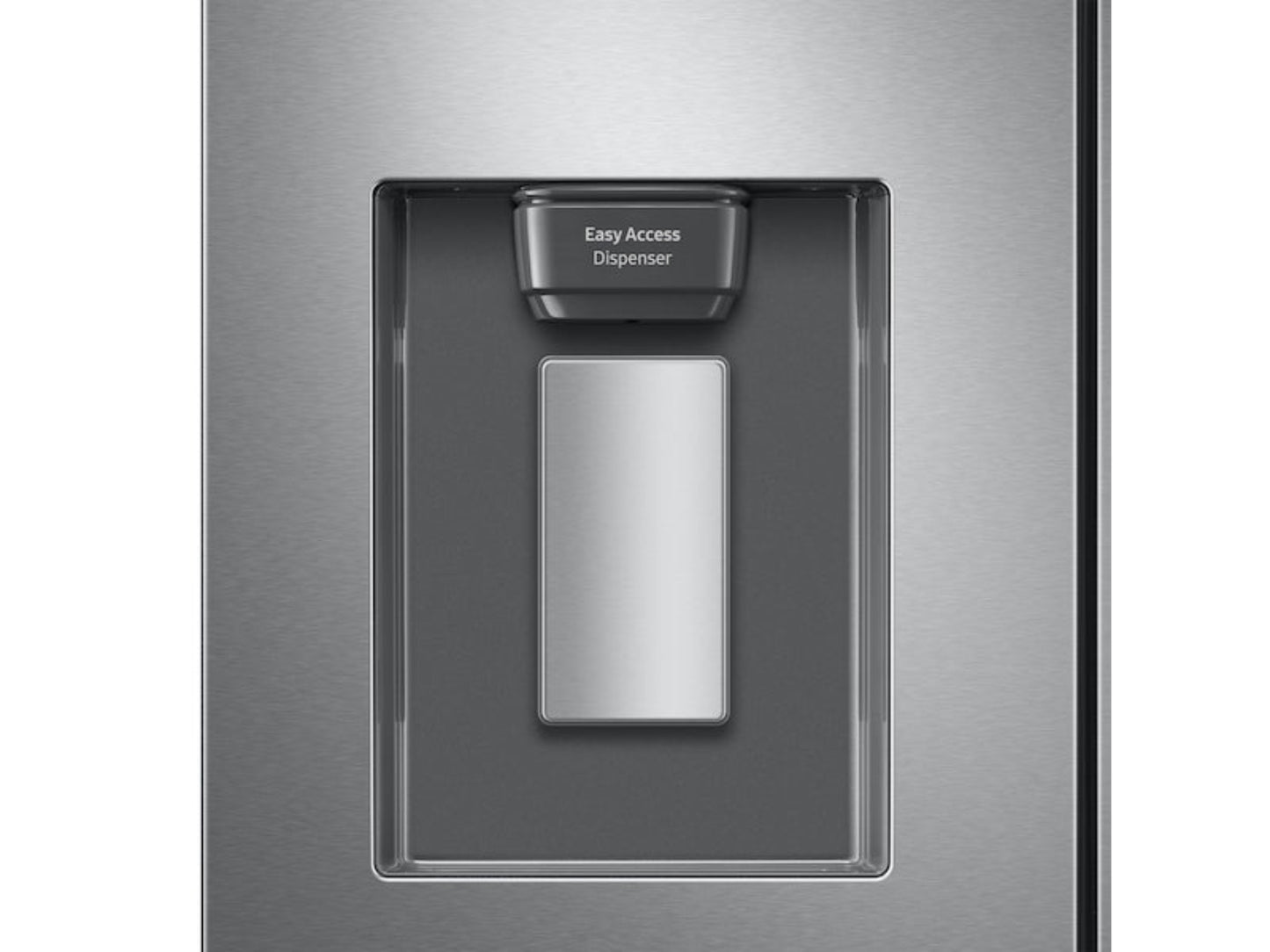 SAMSUNG 30" 22 cu. ft. Standard Depth 3-Door French Door Smart Refrigerator with External Water/Ice Dispenser in Fingerprint Resistant Stainless Steel - RF22A4221SR