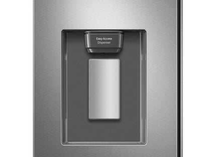 SAMSUNG 30" 22 cu. ft. Standard Depth 3-Door French Door Smart Refrigerator with External Water/Ice Dispenser in Fingerprint Resistant Stainless Steel - RF22A4221SR