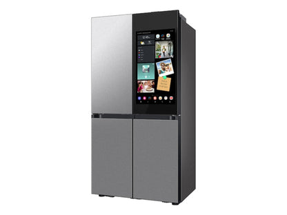 SAMSUNG Bespoke 36" 23 cu. ft. Counter Depth 4-Door Flex Refrigerator with AI Family Hub+ & AI Vision Inside in Stainless Steel - RF23DB9900QDAA