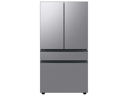 SAMSUNG Bespoke 36" 29 cu. ft. Standard Depth 4-Door French Door Smart Refrigerator with Beverage Center in Stainless Steel - RF29BB8600QLAA