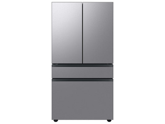 SAMSUNG Bespoke 36" 29 cu. ft. Standard Depth 4-Door French Door Smart Refrigerator with Beverage Center in Stainless Steel - RF29BB8600QLAA