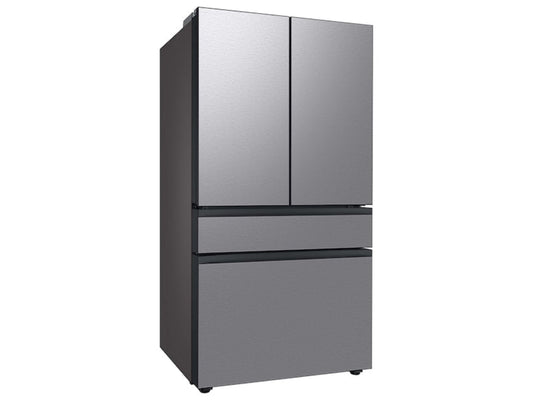 SAMSUNG Bespoke 36" 29 cu. ft. Standard Depth 4-Door French Door Smart Refrigerator with Beverage Center in Stainless Steel - RF29BB8600QLAA