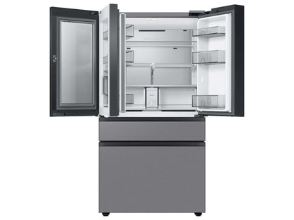SAMSUNG Bespoke 36" 29 cu. ft. Standard Depth 4-Door French Door Smart Refrigerator with Beverage Center in Stainless Steel - RF29BB8600QLAA
