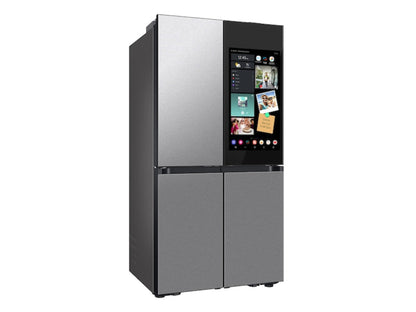 SAMSUNG Bespoke 36" 29 cu. ft. Standard Depth 4-Door Flex Refrigerator with AI Family Hub+ & AI Vision Inside in Stainless Steel - RF29DB9900QDAA