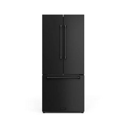 Thor Kitchen 30 Inch 17.5 cu ft French Door Counter Depth Refrigerator with Ice Maker | Gordon Ramsay Series - RF3017FFD00