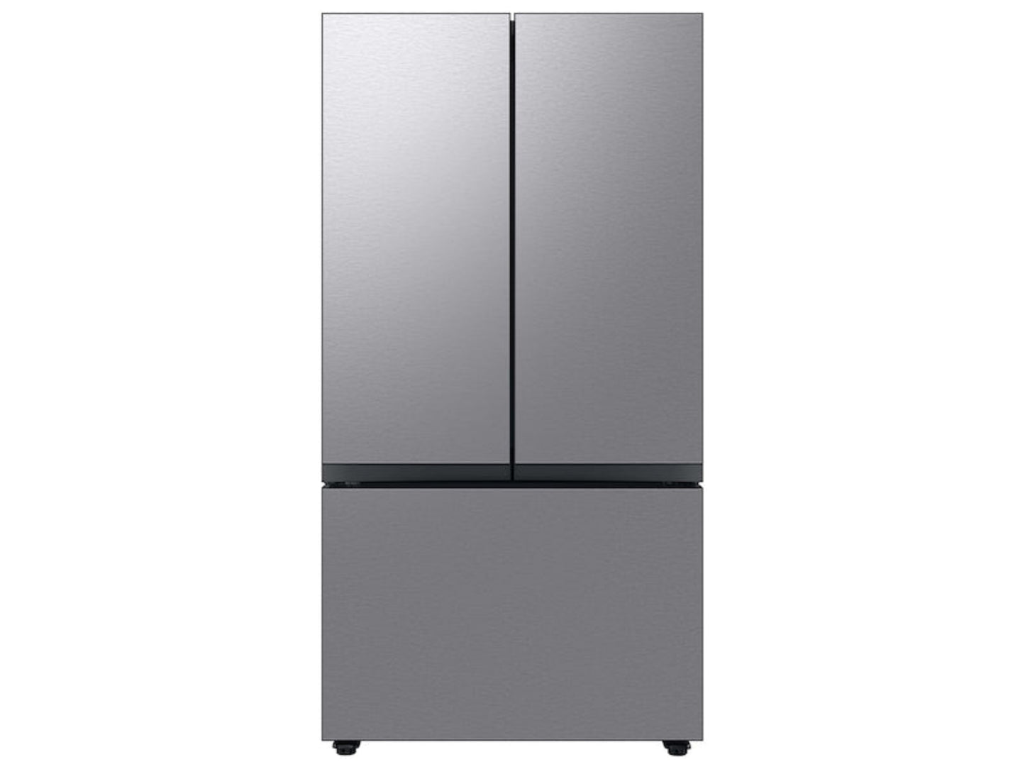 SAMSUNG Bespoke 36" 30 cu. ft. Standard Depth 3-Door French Door Smart Refrigerator in Stainless Steel with AutoFill Water Pitcher & Ice Maker - RF30BB6200QLAA
