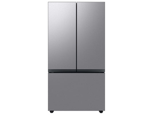 SAMSUNG Bespoke 36" 30 cu. ft. Standard Depth 3-Door French Door Smart Refrigerator in Stainless Steel with AutoFill Water Pitcher & Ice Maker - RF30BB6200QLAA