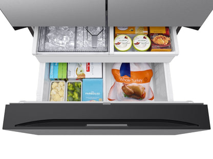 SAMSUNG Bespoke 36" 30 cu. ft. Standard Depth 3-Door French Door Smart Refrigerator in Stainless Steel with AutoFill Water Pitcher & Ice Maker - RF30BB6200QLAA