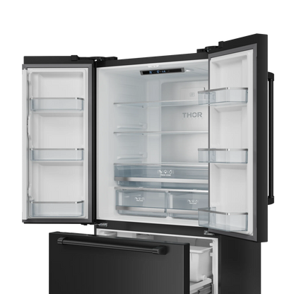 Thor Kitchen 36 Inch 20.3 cu ft French Door Counter Depth Refrigerator with Ice Maker | Gordon Ramsay Series - RF3621CTD00