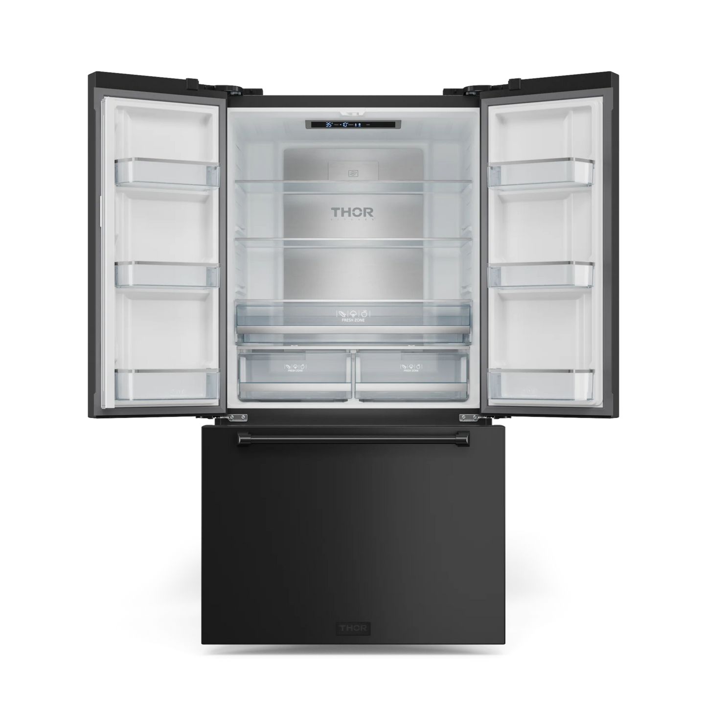 Thor Kitchen 36 Inch 20.3 cu ft French Door Counter Depth Refrigerator with Ice Maker | Gordon Ramsay Series - RF3621CTD00