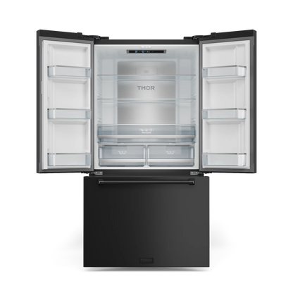 Thor Kitchen 36 Inch 20.3 cu ft French Door Counter Depth Refrigerator with Ice Maker | Gordon Ramsay Series - RF3621CTD00