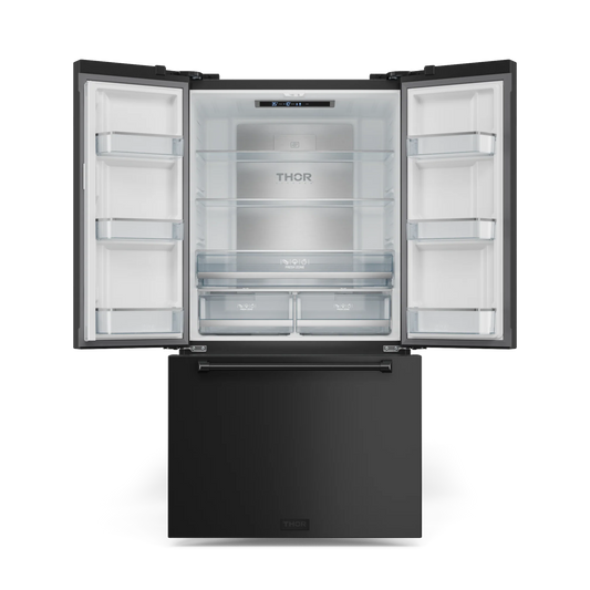 Thor Kitchen 36 Inch 20.3 cu ft French Door Counter Depth Refrigerator with Ice Maker | Gordon Ramsay Series - RF3621CTD00