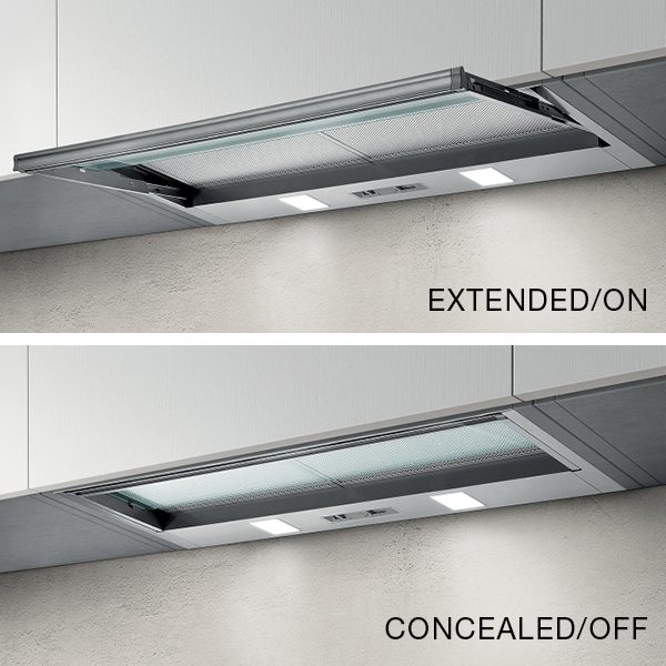 Kleenmaid RHSOG61 60cm Concealed Slide Out Rangehood