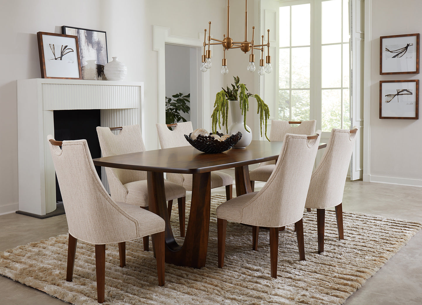 QW Amish Westal Table - 187H-WESTAL
