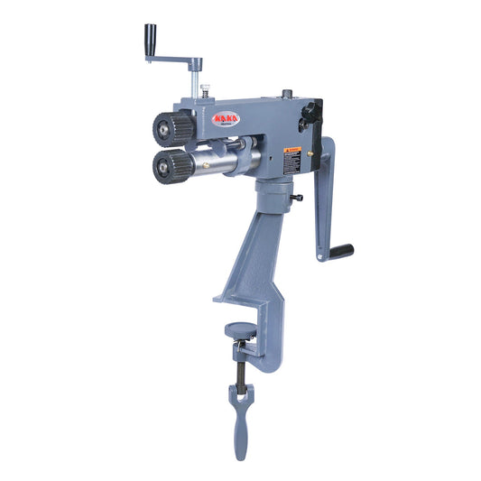 Kaka Industrial RM-08,7-in throat depth,22 gauge mild steel capacity,Sheet Metal Rotary Forming Machine, roller head can swivel and pivot.High Adjustability HAVC Tools Fabrication Bead Rolling Machine - 173205