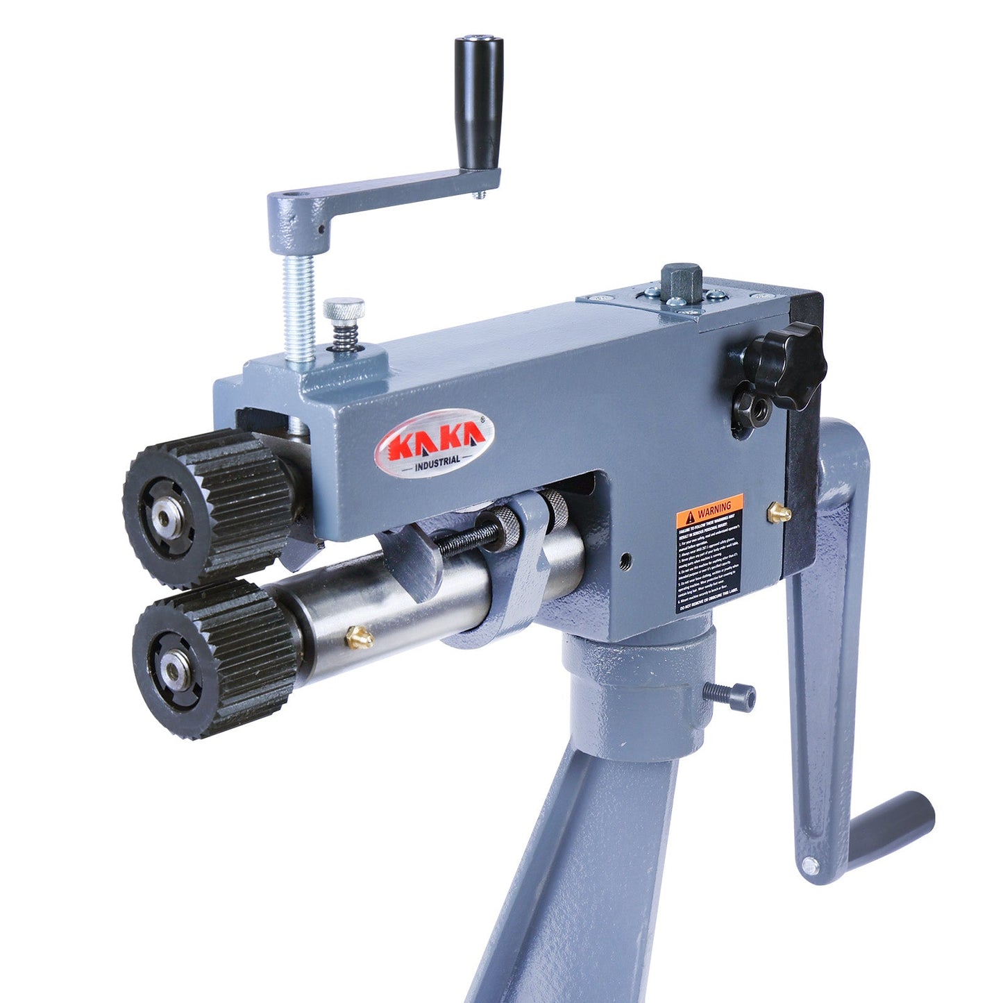 Kaka Industrial RM-08,7-in throat depth,22 gauge mild steel capacity,Sheet Metal Rotary Forming Machine, roller head can swivel and pivot.High Adjustability HAVC Tools Fabrication Bead Rolling Machine - 173205