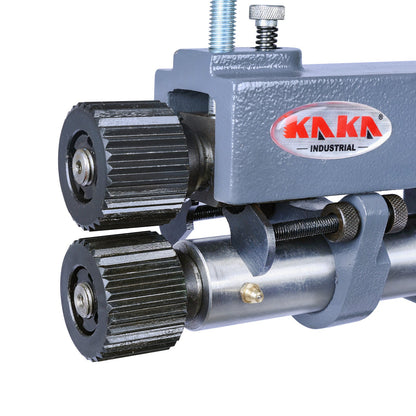 Kaka Industrial RM-08,7-in throat depth,22 gauge mild steel capacity,Sheet Metal Rotary Forming Machine, roller head can swivel and pivot.High Adjustability HAVC Tools Fabrication Bead Rolling Machine - 173205