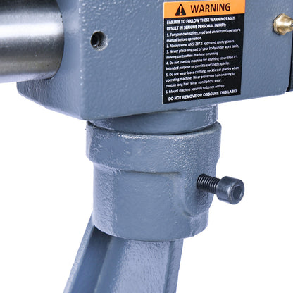 Kaka Industrial RM-08,7-in throat depth,22 gauge mild steel capacity,Sheet Metal Rotary Forming Machine, roller head can swivel and pivot.High Adjustability HAVC Tools Fabrication Bead Rolling Machine - 173205