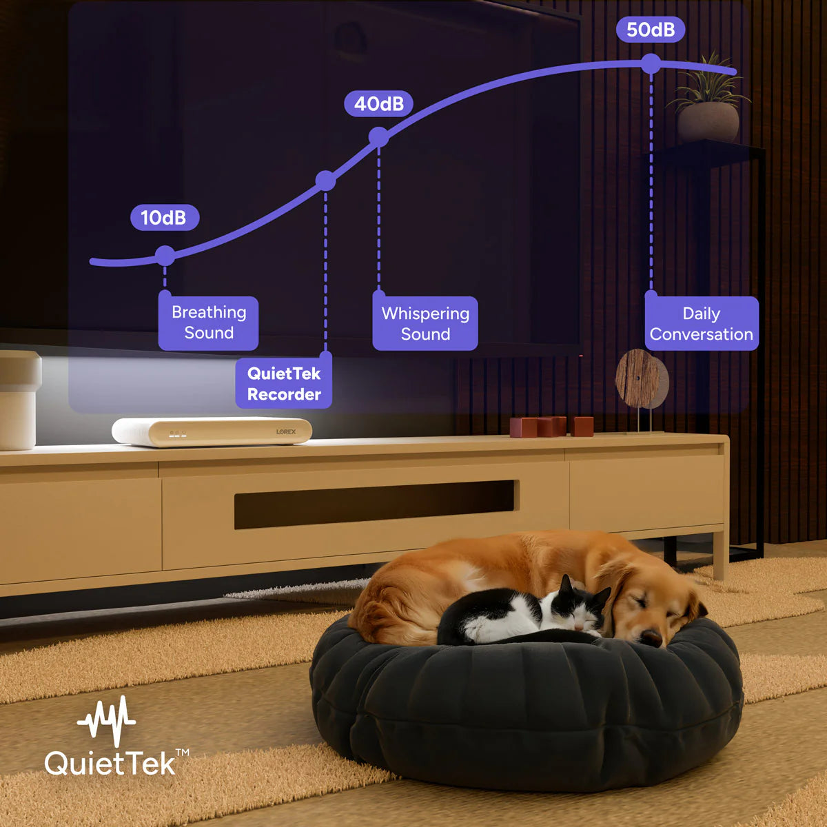 Lorex Connect V Series 4K 8-Channel Wired NVR System with V3 4K PoE Bullet Cameras - 1TB (Cables not included)  SKU: CN301V3-BW2-8CH1T