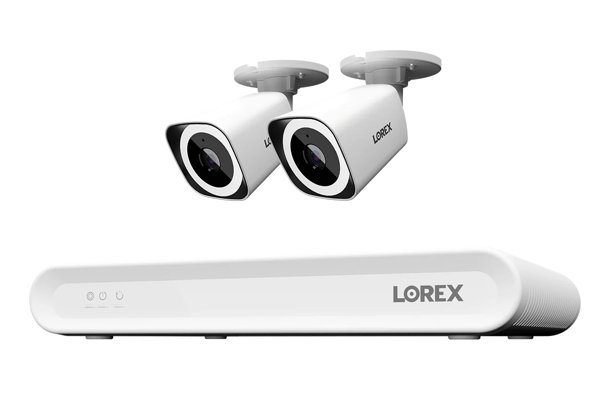 Lorex Connect V Series 4K 8-Channel Wired NVR System with V3 4K PoE Bullet Cameras - 1TB (Cables not included)  SKU: CN301V3-BW2-8CH1T