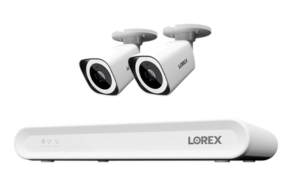 Lorex Connect V Series 4K 8-Channel Wired NVR System with V3 4K PoE Bullet Cameras - 1TB (Cables not included)  SKU: CN301V3-BW2-8CH1T