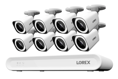 Lorex Connect V Series 4K 8-Channel Wired NVR System with V3 4K PoE Bullet Cameras - 1TB (Cables not included)  SKU: CN301V3-BW2-8CH1T