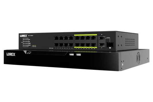 Lorex Connect XC 4K 32-Channel Commercial NVR with 16-Port PoE Switch - 8TB