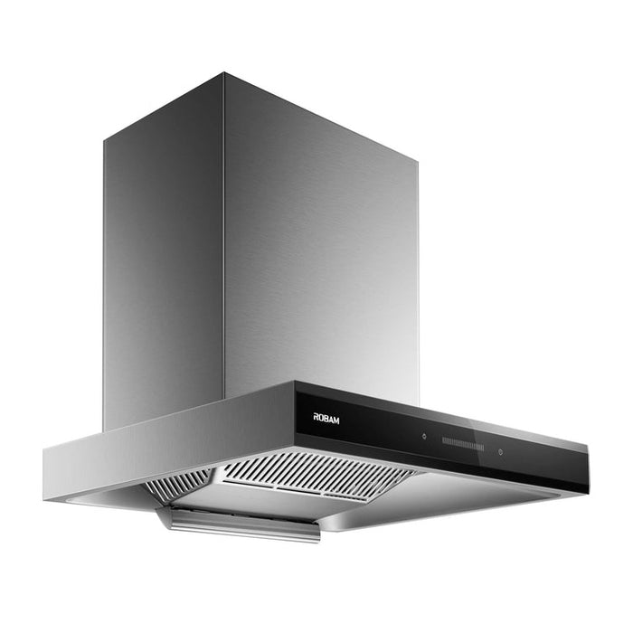 ROBAM 30-Inch Under Cabinet/Wall-Mounted Range Hood with Charcoal Filter in Stainless Steel - A831