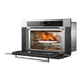 ROBAM 30-Inch Built-In Convection Wall Oven with Air Fry & Steam Cooking in Stainless Steel with Onyx Black Tempered Glass - CQ762