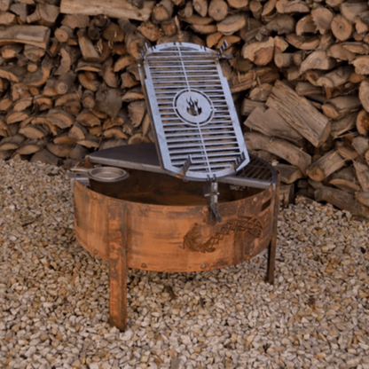 Fogues TX Rollo Open Fire Argentine Wood and Charcoal Grill - CMBRLLNGR