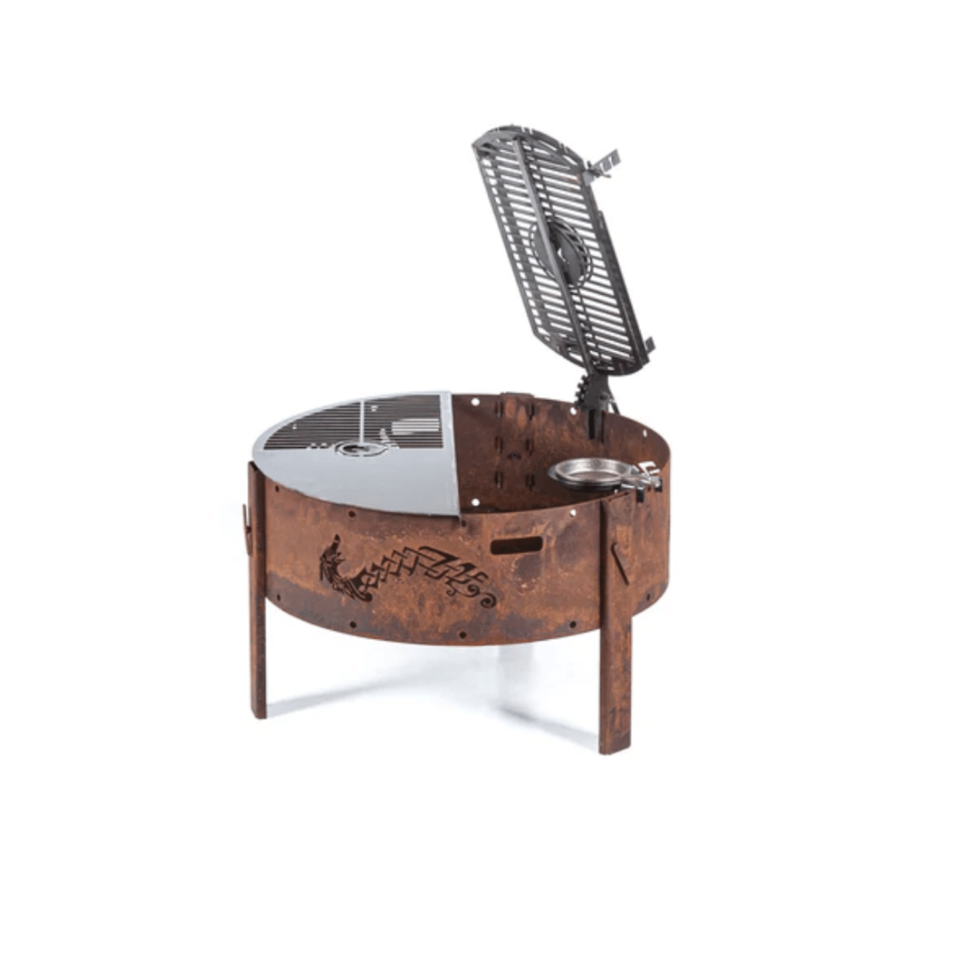 Fogues TX Rollo Open Fire Argentine Wood and Charcoal Grill - CMBRLLNGR