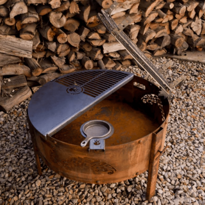 Fogues TX Rollo Open Fire Argentine Wood and Charcoal Grill - CMBRLLNGR