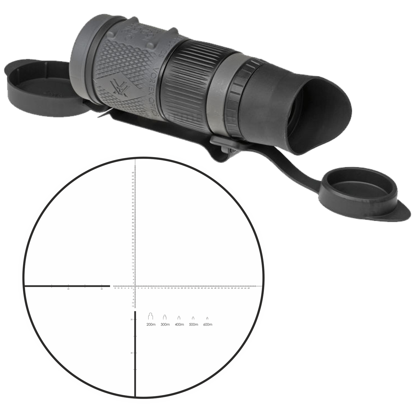 Vortex RECCE PRO HD 8x32 Ranging Ret Monocular with Free Hat Bundle - RP-100_Hat-CD