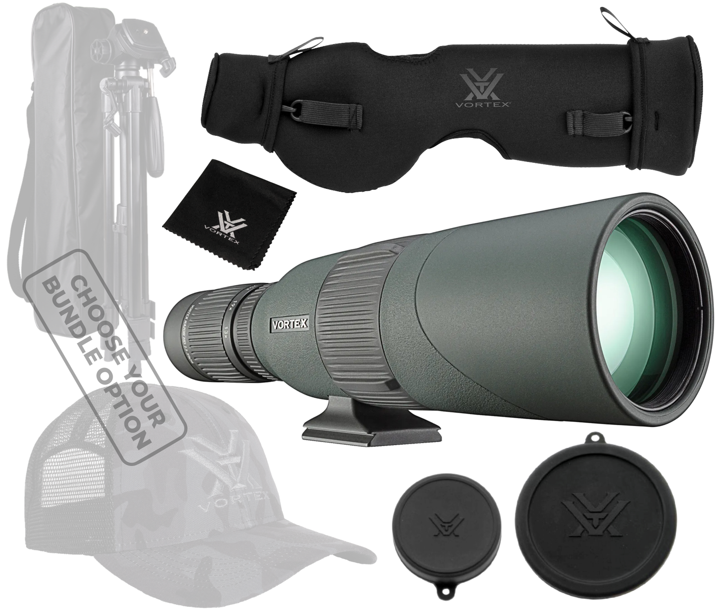 Vortex Optics Razor HD 13-39x56 Spotting Scope Straight RS-56S with Bundle - RS-56S