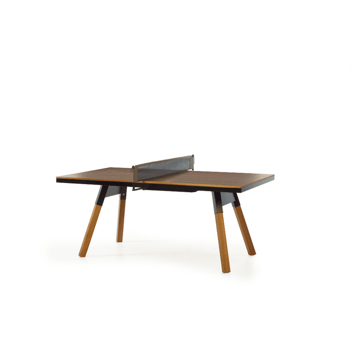 Rs Barcelona - You and Me Walnut Indoor Modern Ping Pong Table