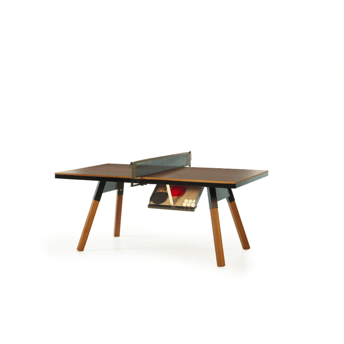 Rs Barcelona - You and Me Walnut Indoor Modern Ping Pong Table