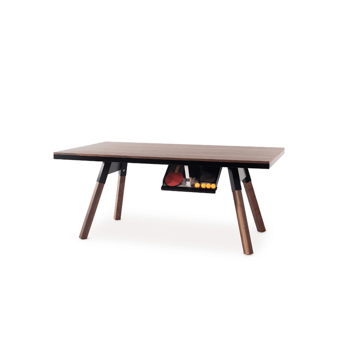 Rs Barcelona - You and Me Walnut Indoor Modern Ping Pong Table