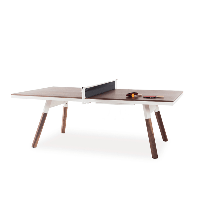 Rs Barcelona - You and Me Walnut Indoor Modern Ping Pong Table