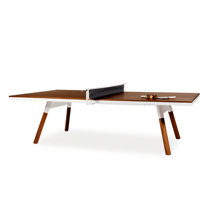 Rs Barcelona - You and Me Walnut Indoor Modern Ping Pong Table