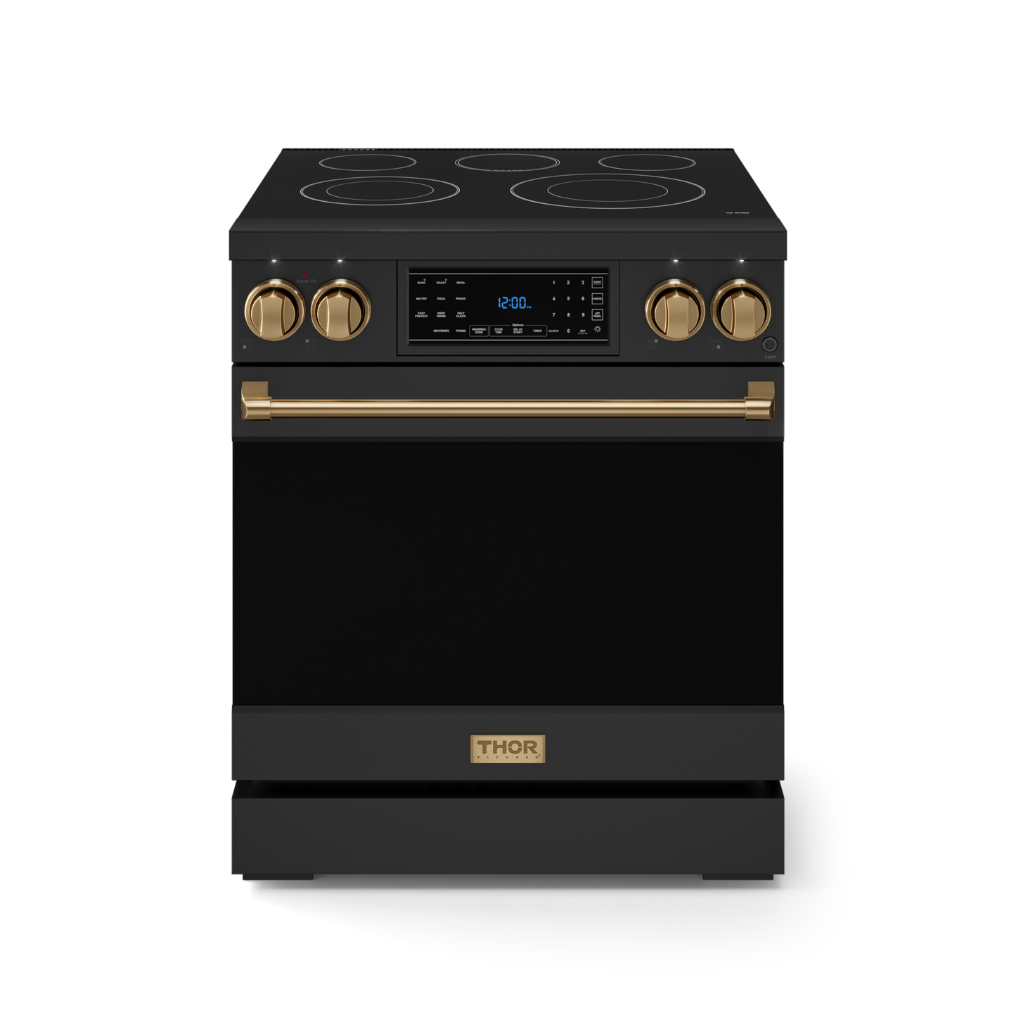 Thor Kitchen 30 Inch Professional Range with Tilt Panel Touch Control | Gordon Ramsay Series - RSE30B