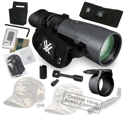 Vortex Optics Recon R/T 15x50 RT155 Scope Monocular with Free Hat and Pen Bundle - RT155_Hat-CD_LCP