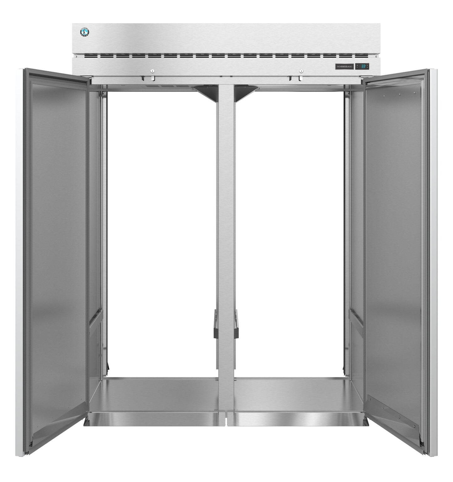 Hoshizaki RT2A-FS-FS | 68" Wide 2 Door Top Mount Roll-Thru Refrigerator - RT2A-FS-FS