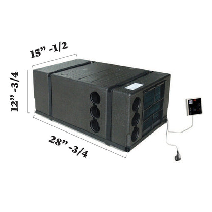 Pioneer® 10,000 BTU 115V Under-Bench RV Inverter Heat Pump Air Conditioner