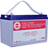 RVMP Flex Power LiFePO4 Deep Cycle Battery 12.8V 100AH New