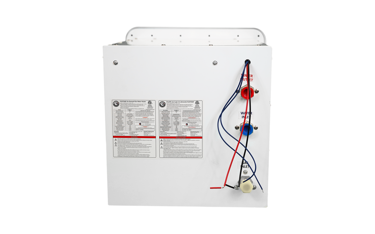 RVMP Flex Temp On-Demand Propane Tankless Water Heater for RVs  | White Color | Anti-Freezing System | Anti-Scald System | Digital Remote | FG-SBMC-11 - 240172